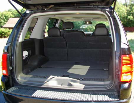 interior of Explorer SUV